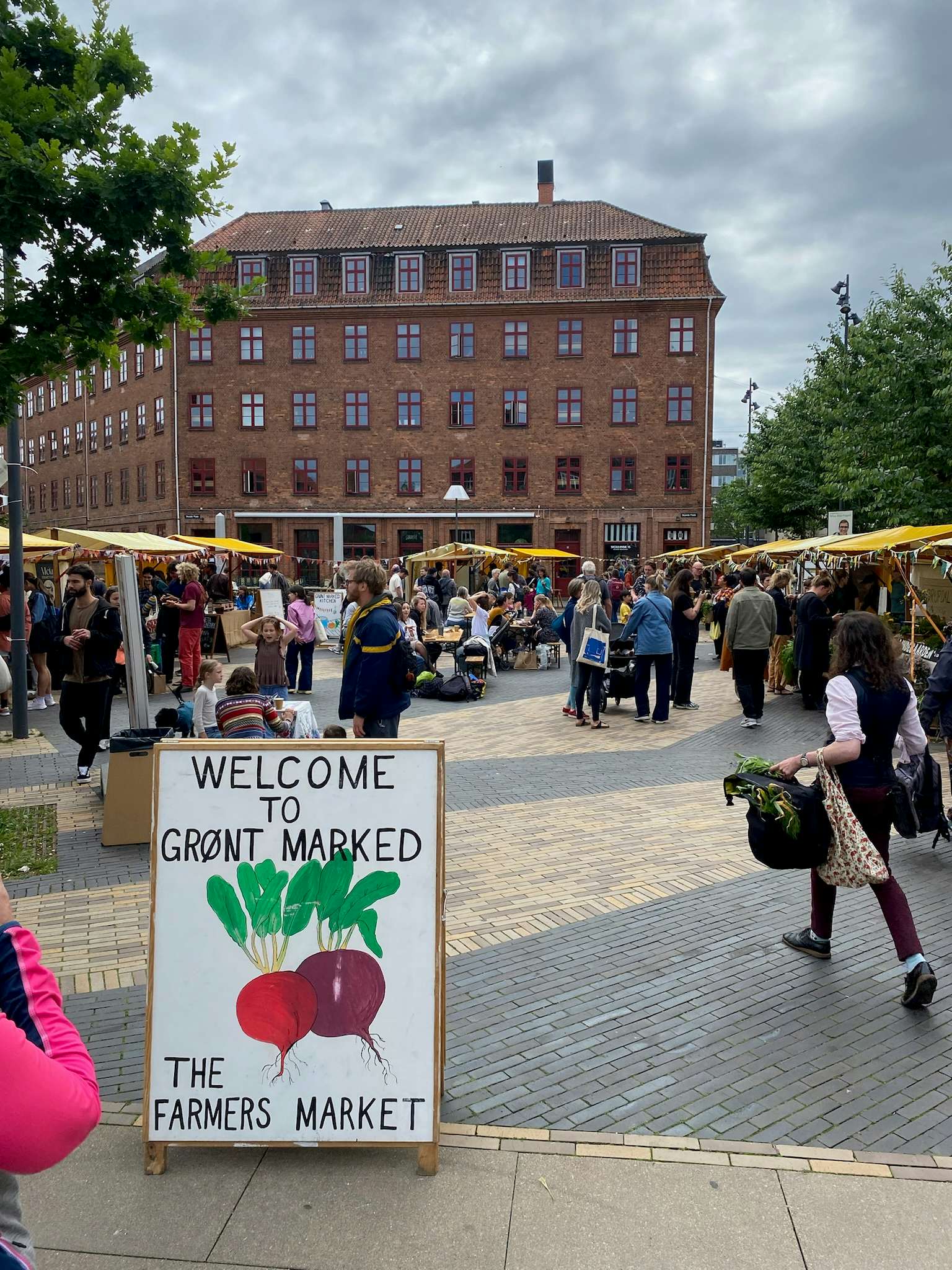 Grønt Marked, místní farmářský trh